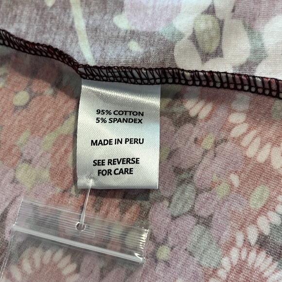 NWOT Spartina wrap dress - ladies XL. Beautiful floral print in dark magenta. - Picture 7 of 11